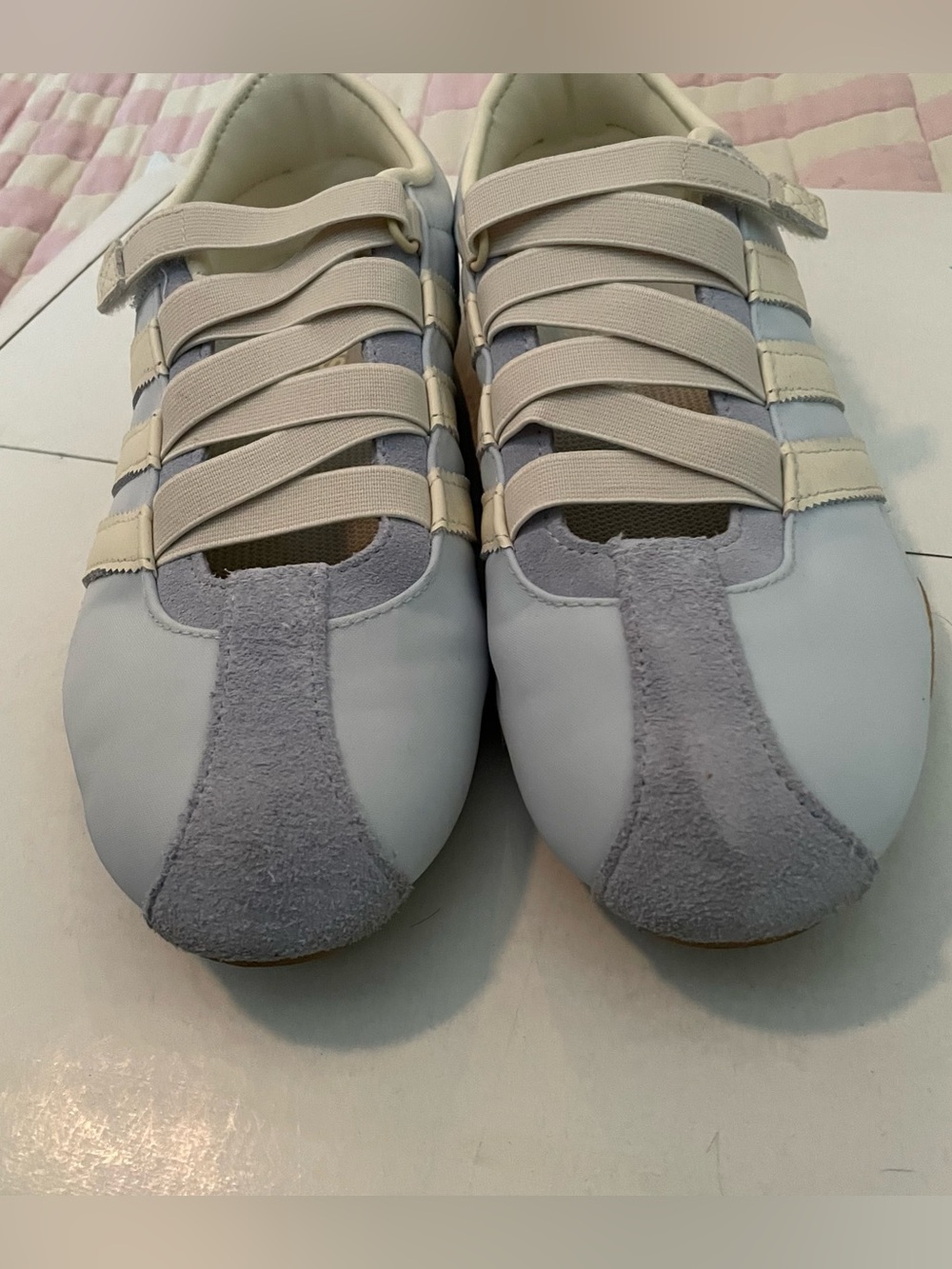 Adidas Light Blue & Cream Tokyo MJ Sneakers - Picture 3 of 4